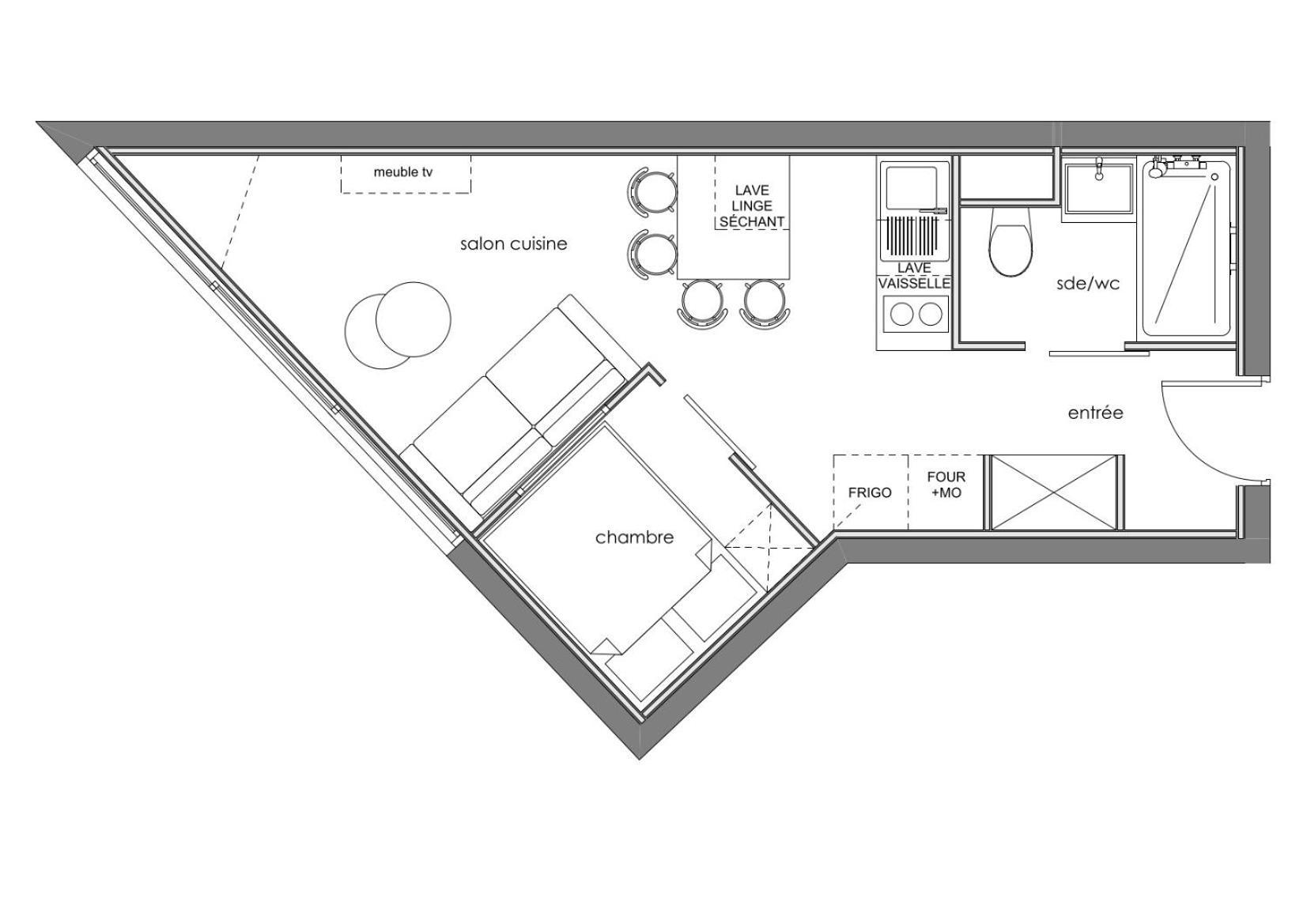 Val Thorens Appartement Residence Les 3 Vallees Esterno foto